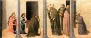BARTOLOMEO DI GIOVANNI Predella: Consecration of the Church of the Innocents France oil painting reproduction